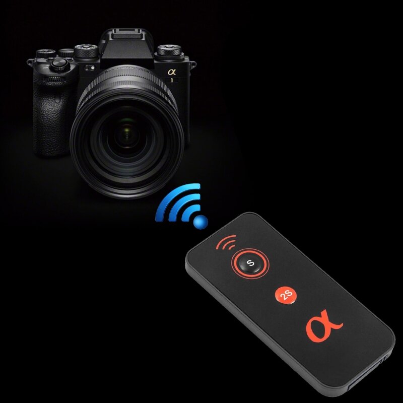 ワイヤレス赤外線カメラシャッターr9cb RC-S,シャッターリリース,ソニーアルファa7 a7 ii a7r a7s a6000 a230 a330用リモコン