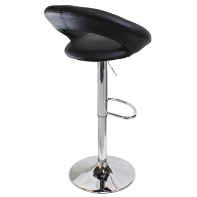 Taburete redondo ajustable de 360 grados, silla de ordenador, taburete de Bar negro, taburete de Bar moderno