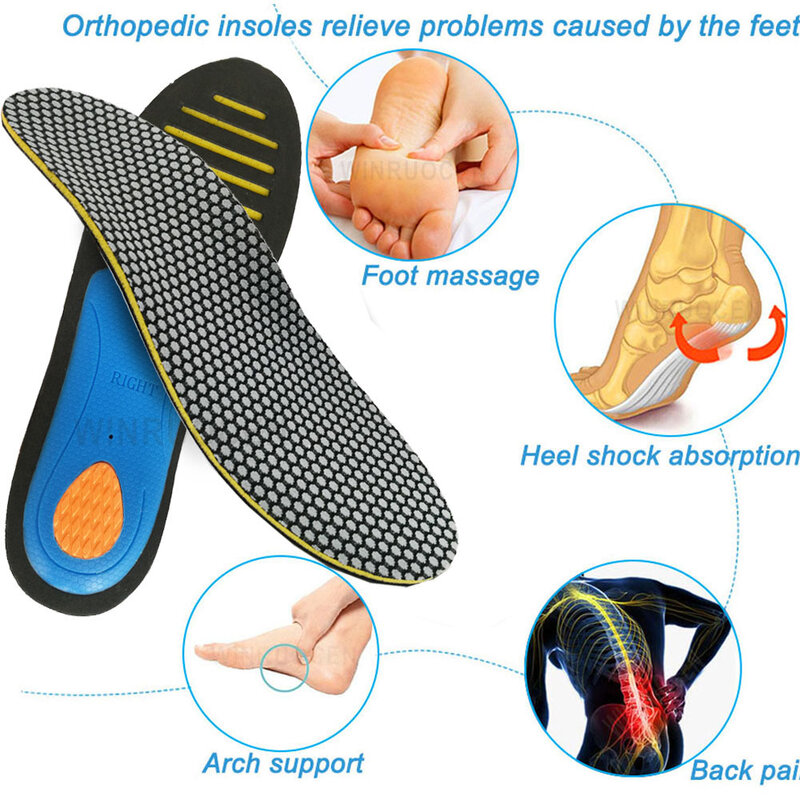 EVA Orthopädische Einlegesohlen Orthesen Flache Fuß Gesundheit Sohle Pad Für Schuhe Einsatz Arch Support Pad Für Plantarfasziitis Männer Frau