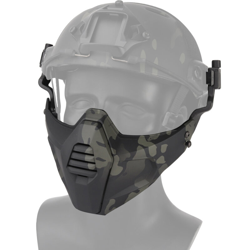 Airsoft paintball tactical tmc óculos de proteção proteção dos olhos segurança capacete militar claro tiro cs jogo sf qd