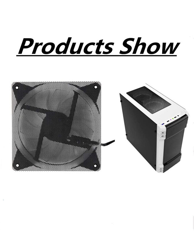 Filets de protection anti-poussière pour ordinateur, adaptés aux petits ventilateurs de châssis internes, 30,40,50,60,70,80mm