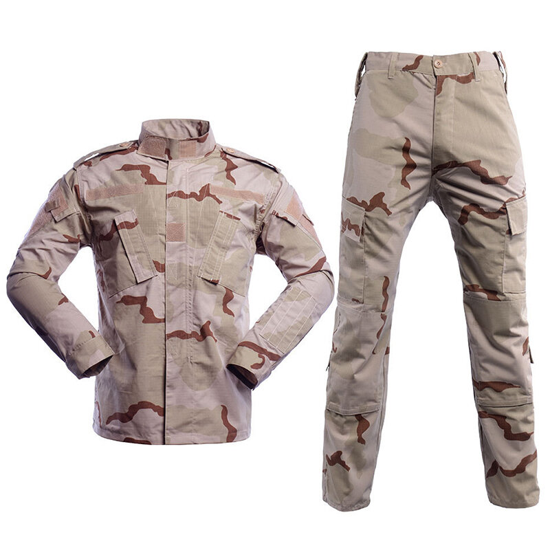 Tuta tattica mimetica militare uniforme mimetica Army Cambat set di abbigliamento caccia pesca tuta softair attrezzatura da allenamento AF048