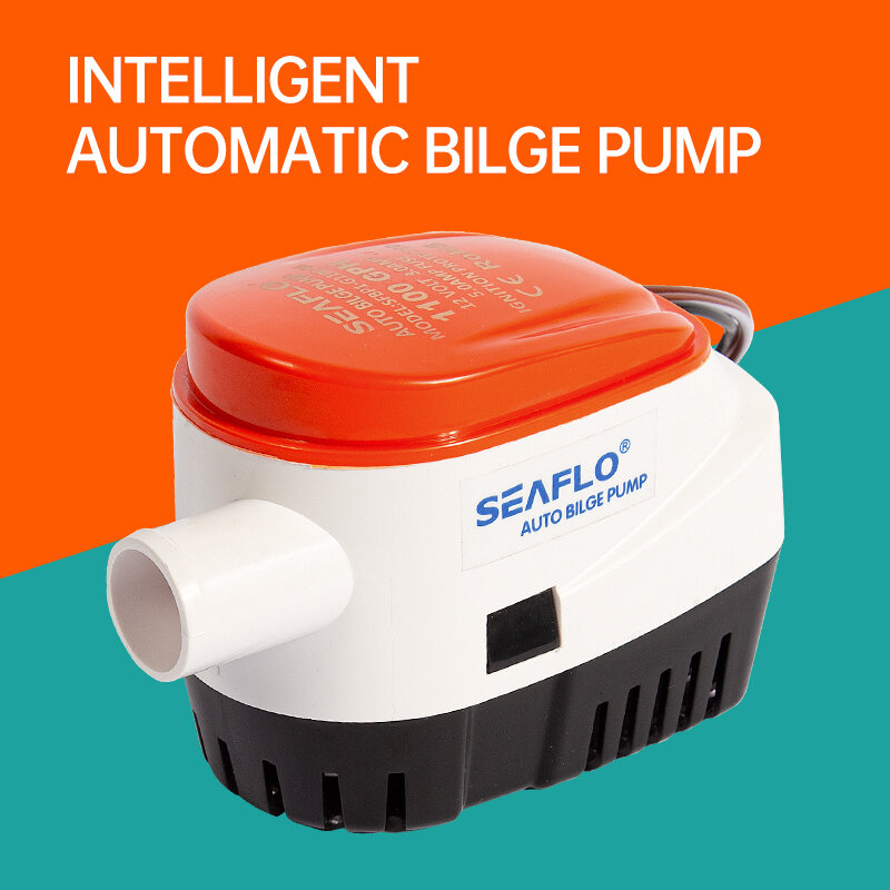 SEAFLO-Pompe de drainage de cale marine, 12V, subSN, petit hors-bord DC, basse eau, pompe automatique 24V