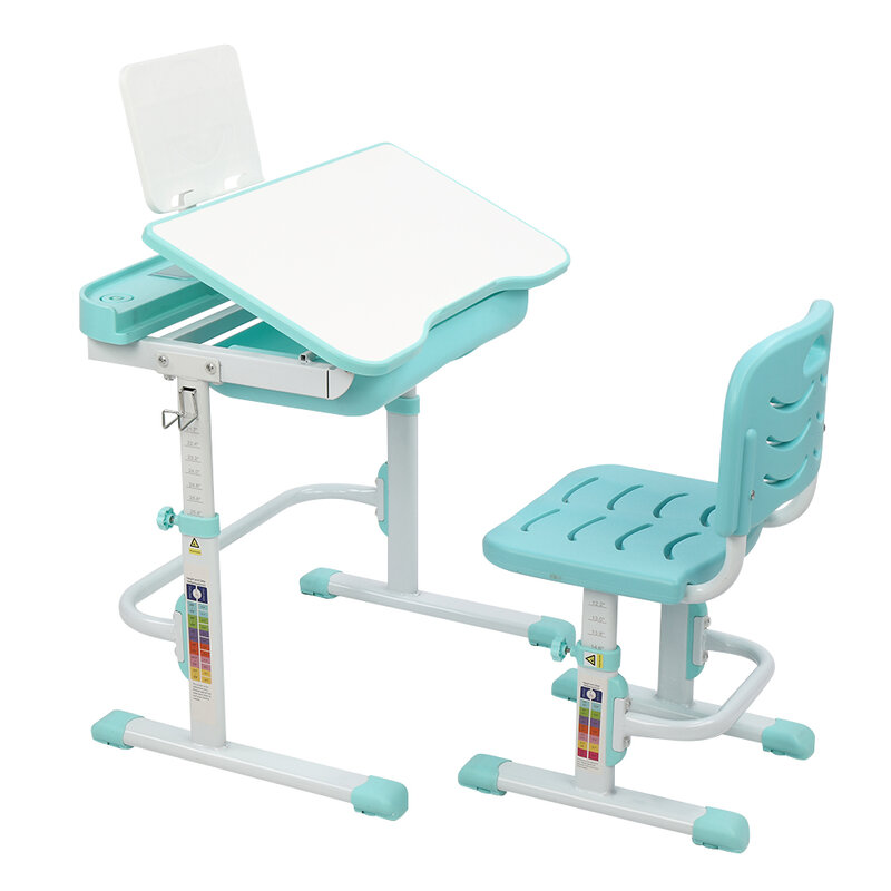 70 см подъемный стол с возможностью наклона, детский учебный стол, обучающий стол и стул (с подставкой для чтения без настольной лампы)