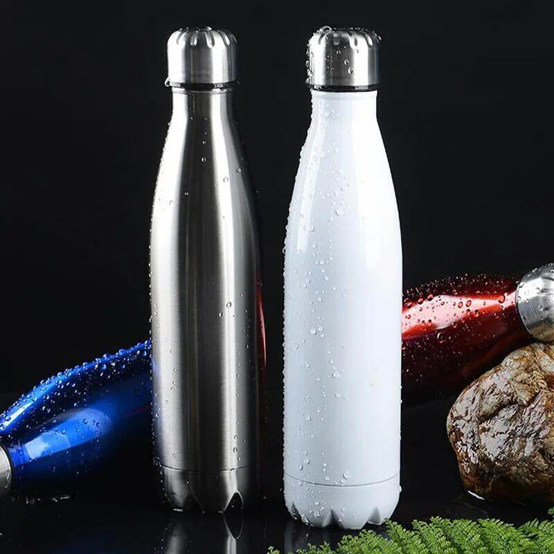 350/500/750/1000ml dwuścienny termos izolacyjny butelka wody ze stali nierdzewnej BPA Free Thermos do butelki na wodę sportową