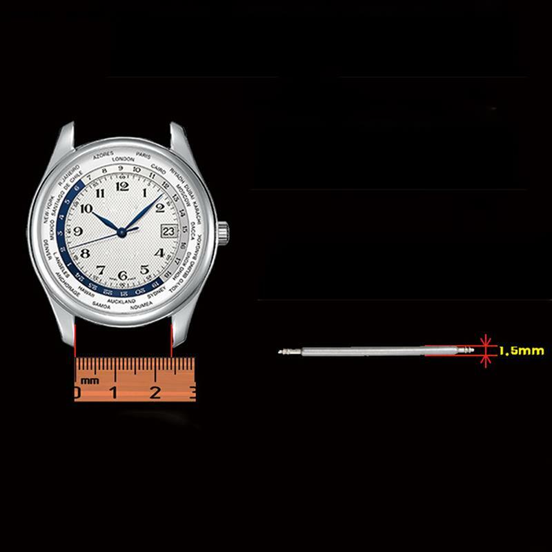ใหม่ 20 PCS Silverซ่อมนาฬิกาชุด 16-24 มม.สแตนเลสสตีลนาฬิกาวงSTRAPฤดูใบไม้ผลิLink Pinsช่างซ่อมนาฬิกา