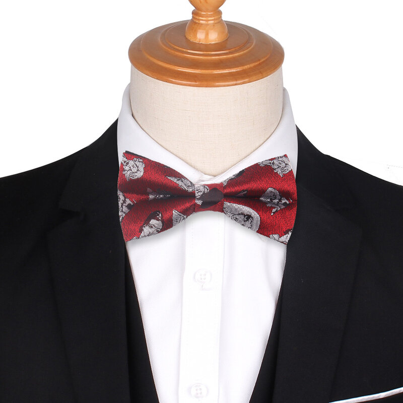 Модный галстук-бабочка для мужчин и женщин, классический жаккардовый галстук-бабочка для бизнеса, свадьбы, мультяшный цветочный мужской галстук-бабочка, галстук-бабочка