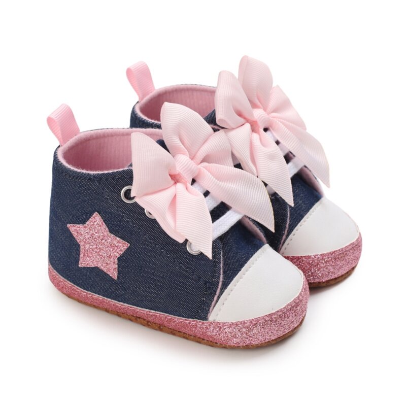 Outono do bebê recém-nascido meninos meninas tênis sapatos do bebê esportes infantil sola macia anti-deslizamento sapatos de bebê primeiros caminhantes