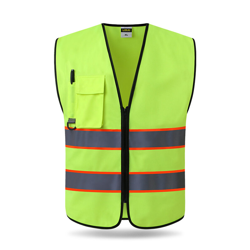 High Visibility Reflective Vest Working Clothes Motorcycle Cycling Sports Outdoor Reflective Safety Clothing Reflective Jacket