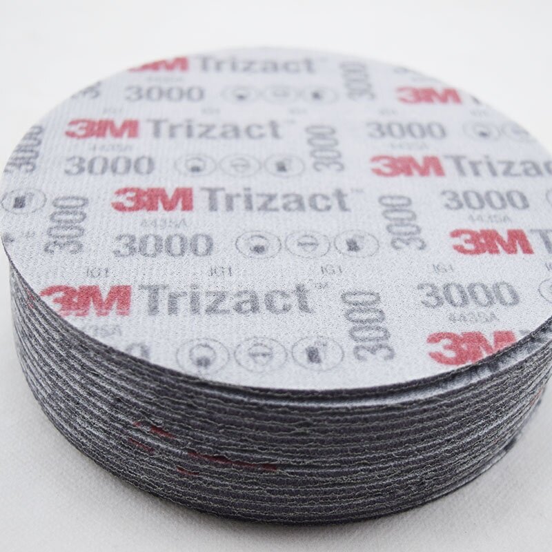 3M Trizact pyramide disque éponge papier de verre P3000 P5000 meulage de précision 6 pouces 152mm pour le polissage de la peinture Automobile