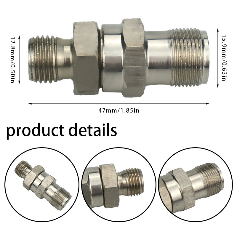 3PC Airless armatura 1/4 "prosta rura wąż złącze Airless pistolet Repair Tool 1/4" NPS 3000 PSI wysokiej jakości Adapter