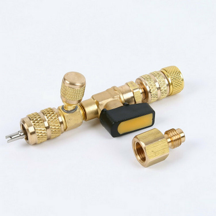 Valve Core Remover Dual Size  5/16" Inch 1/4" Inch Port Installer Tool For Car Automobile