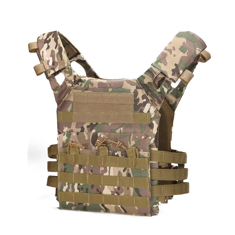 LTOHEYN Gilet Tattico Outdoor Multi-Funzione di Molle di Espansione Conveniente di Addestramento Militare Cos Leggero JPC Vest
