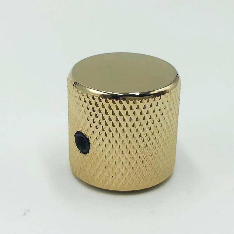 Gold Metal Flat top Knob Volume Tone Control Knobs  for Electric Bass Guitar,Made in Korea