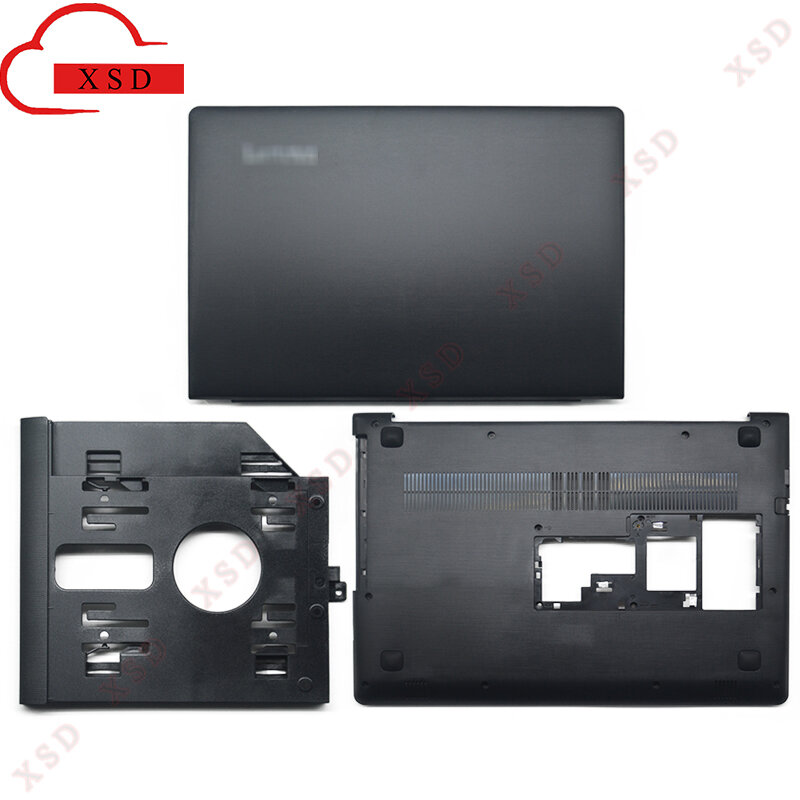 Laptop powrót/dół/dysk twardy Caddy taca Case dla Lenovo Ideapad 310-14 310-14ISK 310-14IKB podstawa pokrywa dolna powłoka AP10Q000700
