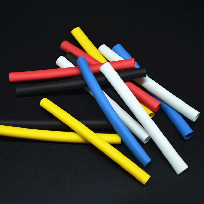 Colorfull polyolefina tubo termo retrátil de isolamento variado 2:1 fio manga do cabo de isolamento elétrico do carro kit de tubo termo retrátil