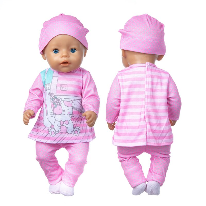 Новинка 2023, зимний топ для 17-дюймовой куклы новорожденного 43 см, одежда для куклы-младенца, аксессуары для кукол.