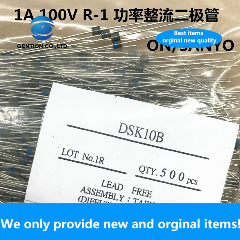 20 шт. 100% Новый оригинальный DSK10B 1A 100V силовой выпрямительный диод ON Sanyo R-1 Тайвань импортированный AT1 оригинальный R
