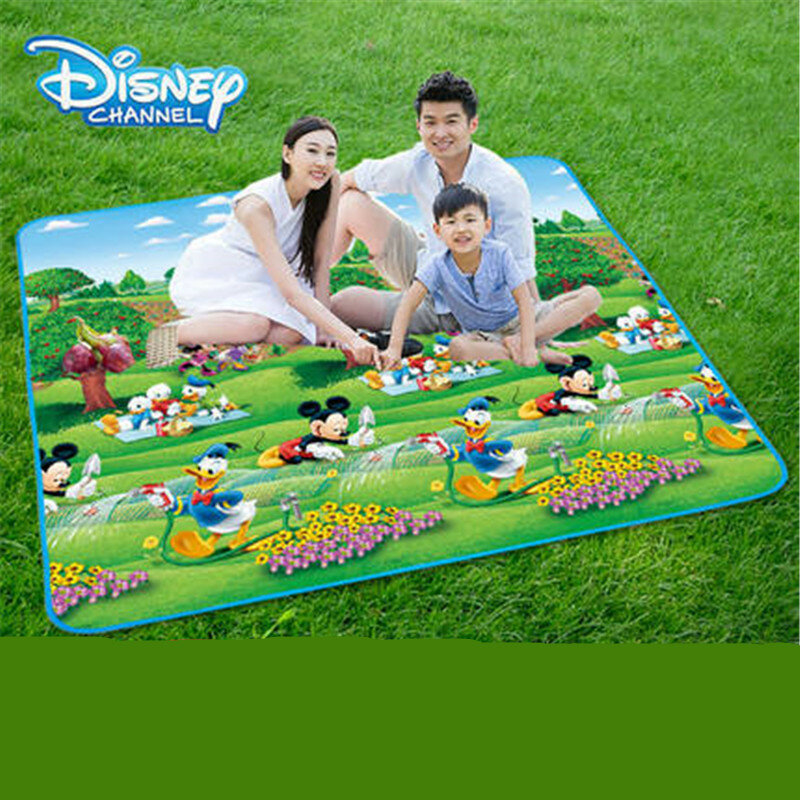 Disney Mickey Mouse Picnic Mat Moisture-proof Mat Beach Mat Outdoor Lawn Wild Thickened Cloth Tent Mat Kids Playmat