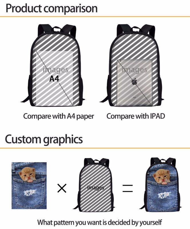 Mochila escolar masculina e feminina, nova bolsa leve de 16 polegadas com estampa de unicórnio, para livros, viagens, para meninos e meninas, 2020