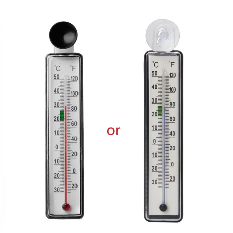 Термометр H55A для аквариума, стеклянный измеритель температуры воды, присоска