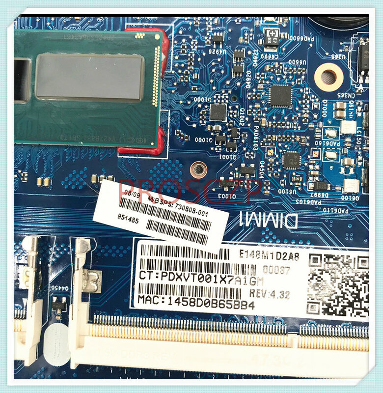 Для HP 840 850 G1 6050A2560201-MB-A03 Материнская плата ноутбука W/ SR170 I5-4200U Процессор 730808-001 730808-601 100% может работать в течение всего хорошо