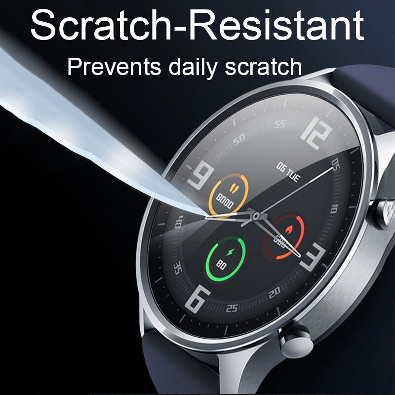 Полноэкранная защита для цветных спортивных умных часов Xiaomi HD, Прозрачная мягкая ударопрочная Защитная нано-пленка из ТПУ (не стекло