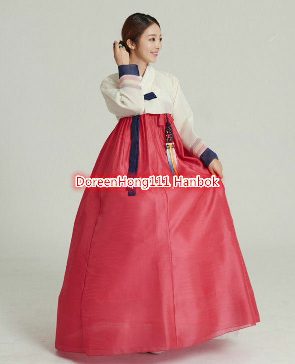 Женское платье ханбок на заказ, корейские Традиционные национальные костюмы ханбок