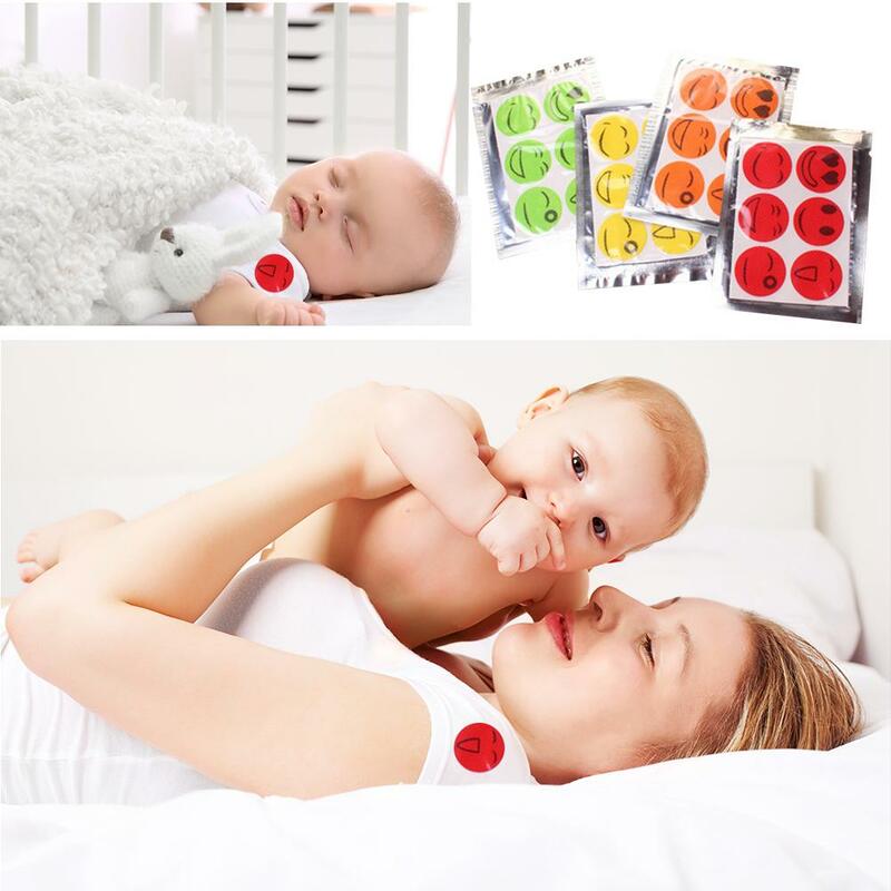 6pcs/pack Baby Kids Anti Mosquito Stickers Children Mosquito Repellent Patch Set Summer Baby Care Supply Color Random