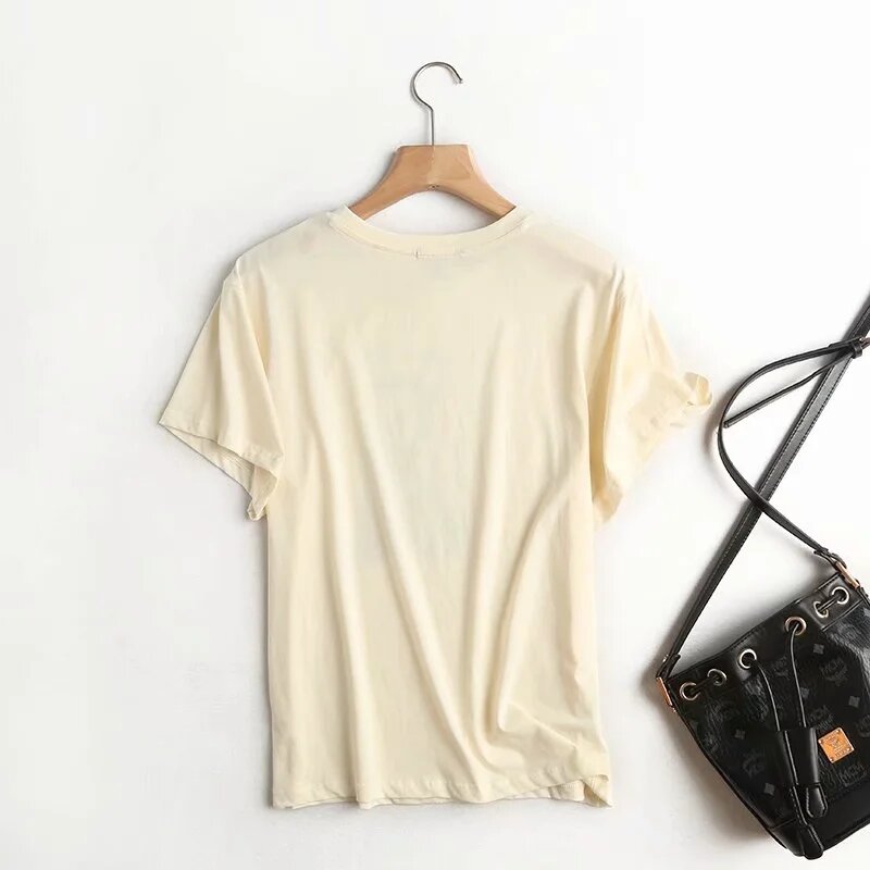 Винтажная Модная хлопковая летняя футболка с круглым вырезом в английском стиле для девочек, Женская Футболка harajuku, camisetas verano mujer 2020