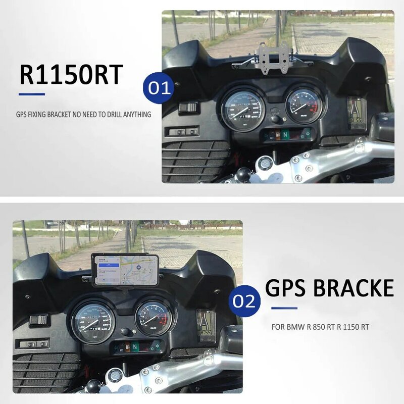 Nuovo supporto per telefono per moto supporto per telefono GPS supporto per telefono USB per BMW R 850/1150 RT R1150RT R850RT