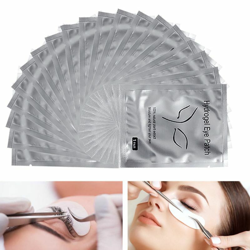 1 Pair Lot Beauty Eyelash Pad Gel Patch Lint Free Lash Extension Eye Mask 