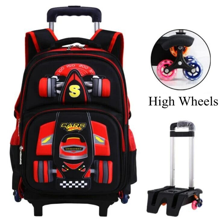 Mochilas escolares con ruedas para niños, mochilas escolares con ruedas para niños, mochila rodante para niños, bolsas de equipaje con ruedas de viaje