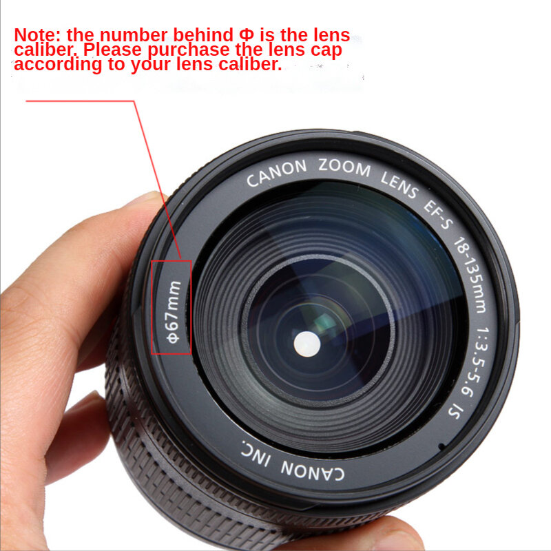 BIZOE-Tapa de lente de cámara, cubierta de lente para Olympus 25mm f/1,8, 46mm