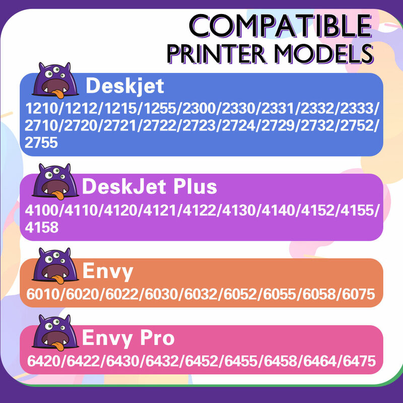Printjoy-Cartucho de tinta de substituição para HP Deskjet, compatível com HP 305 XL, 305, 305XL, 2710, 2720, 4110, 4120, 4130, 6010