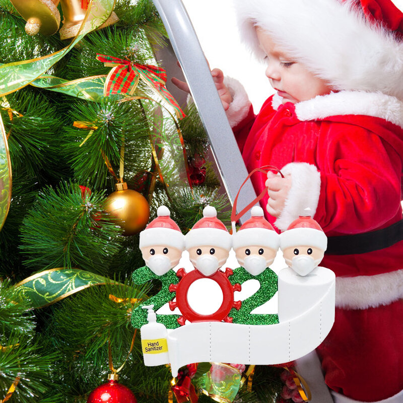 هدايا عيد الميلاد الأسرة 2021 معا أعياد الميلاد ديكور الحفلات هدية المنتج شخصية معلقة زخرفة هدايا عيد الأطفال