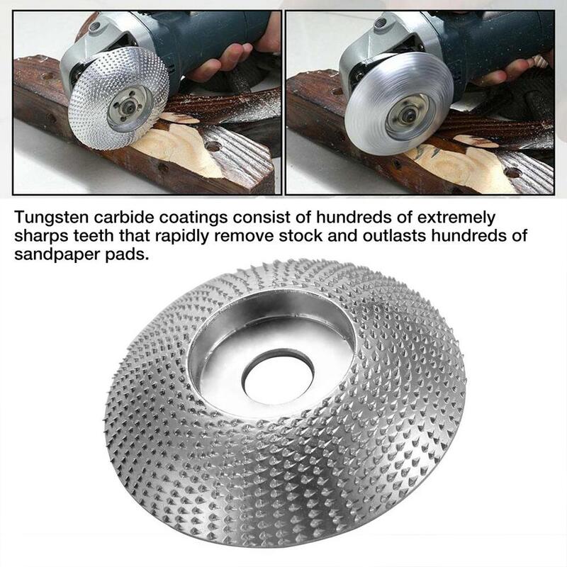 Para moedor de ângulo escultura ferramentas de disco rotativo alta qualidade madeira moagem disco lixamento ferramenta abrasivo rodas furo