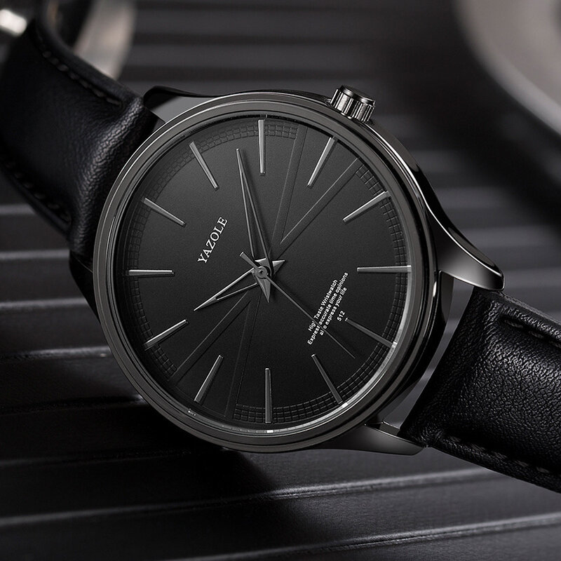 Relógio quartzo impermeável com pulseira de couro masculino, Relógios moda criativa, Relógio de pulso casual luxuoso, 2021