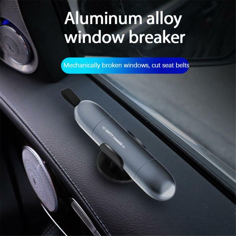 Car Safety Hammer Car Window Glass Breaker Auto Seat Belt Cutter Knife Mini Life-Saving Escape Hammer Car Emergency Tool