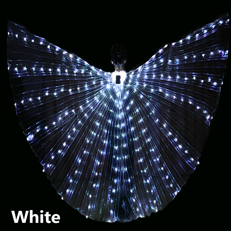Belly dance led wings Isis wings led glow belly dance gadgets wings costume butterfly wings adult with adult children's sticks