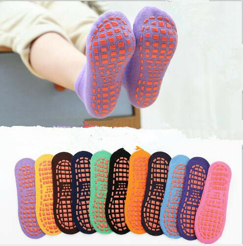 10 пар в упаковке, лето 2020, детские носки-тапочки для малышей нескользящие носки детские носки с батутом