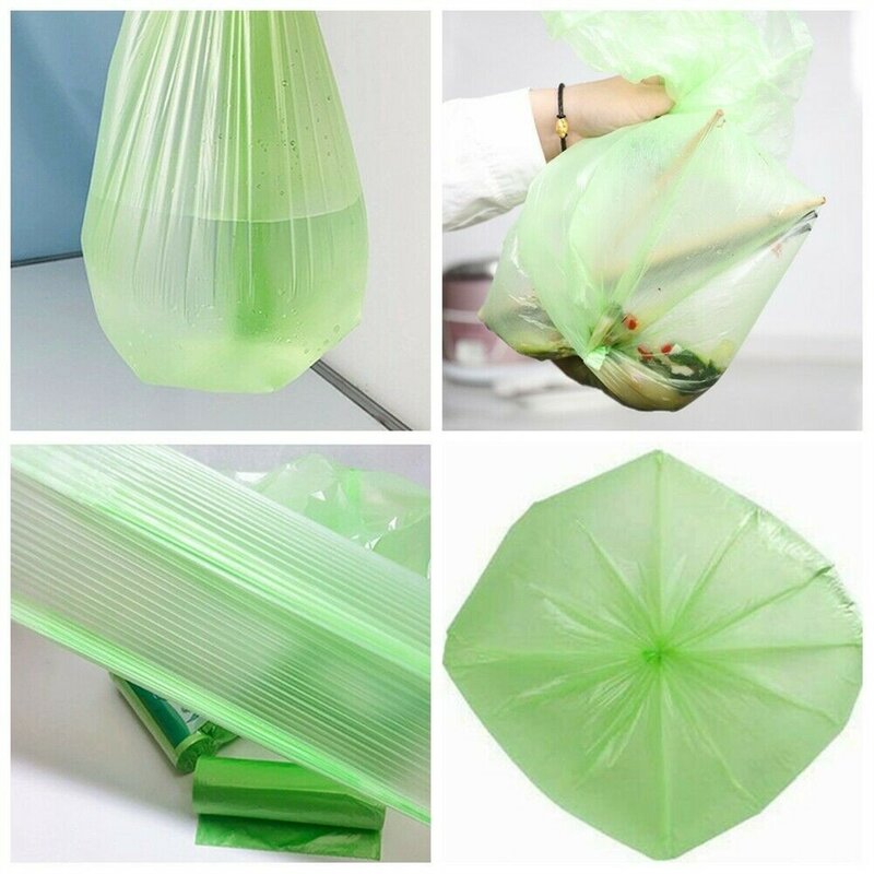 Compostable Bags Biodegradable Bags Home Clean Kitchen Portable Waste Bag Composting For Camping Festival Toilet