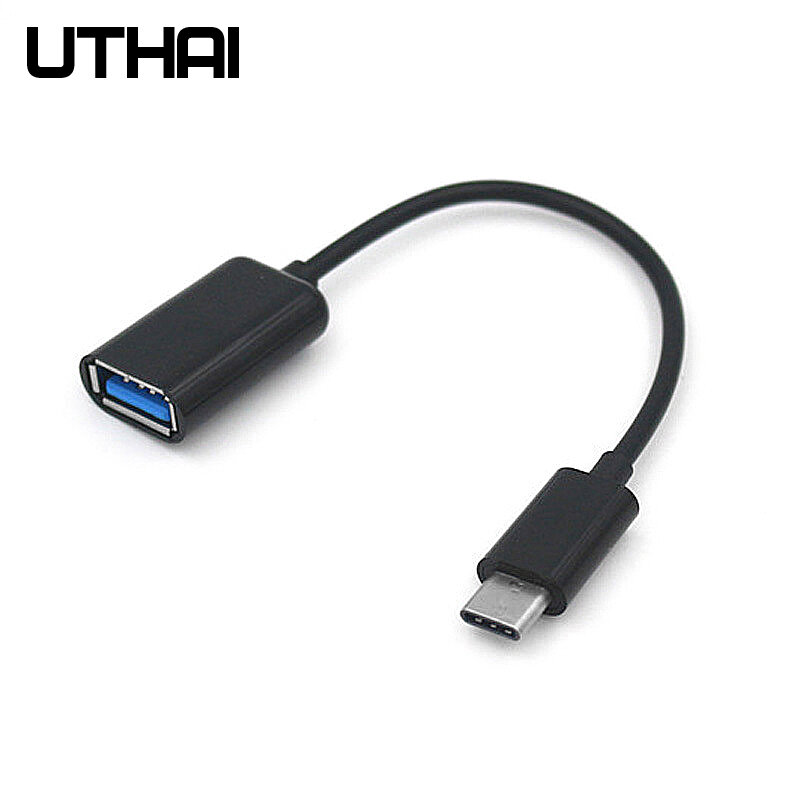 UTHAI J11 Type-C to USB Adapter USB C OTG Cable For MacBook Pro Type-C to USB2.0 Card reader