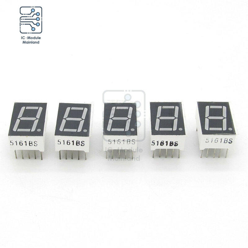 1 pz LED modulo Display digitale catodo comune LED 7 segmenti bargrafo tubo rosso 1 /2 / 3 /4 /5 Bit 0.36 / 0.56 / 1.8 /0.5 pollici