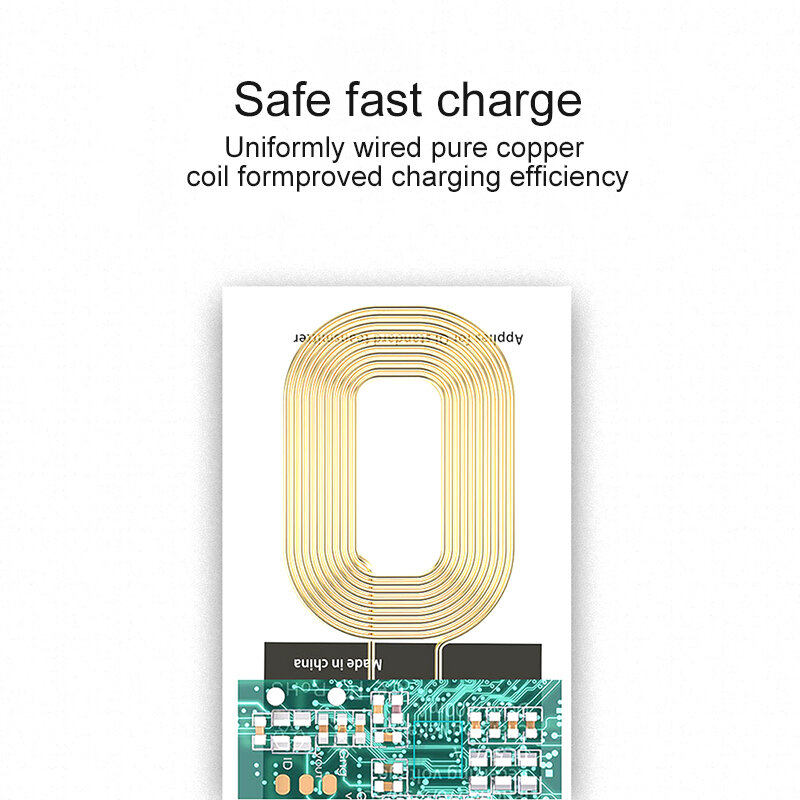 Qi Standard bobine de charge sans fil récepteur Pad adaptateur universel Module pour iPhone 5 6 7 Samsung Huawei téléphone Micro-USB type C