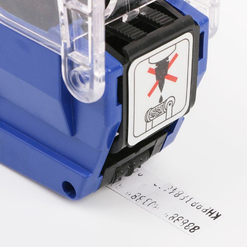 H05b rótulo de etiqueta de 10 dígitos, duas linhas, etiquetadora de preço, arma, 2 linhas para venda a varejo, ferramenta display de etiqueta + rolo de tinta