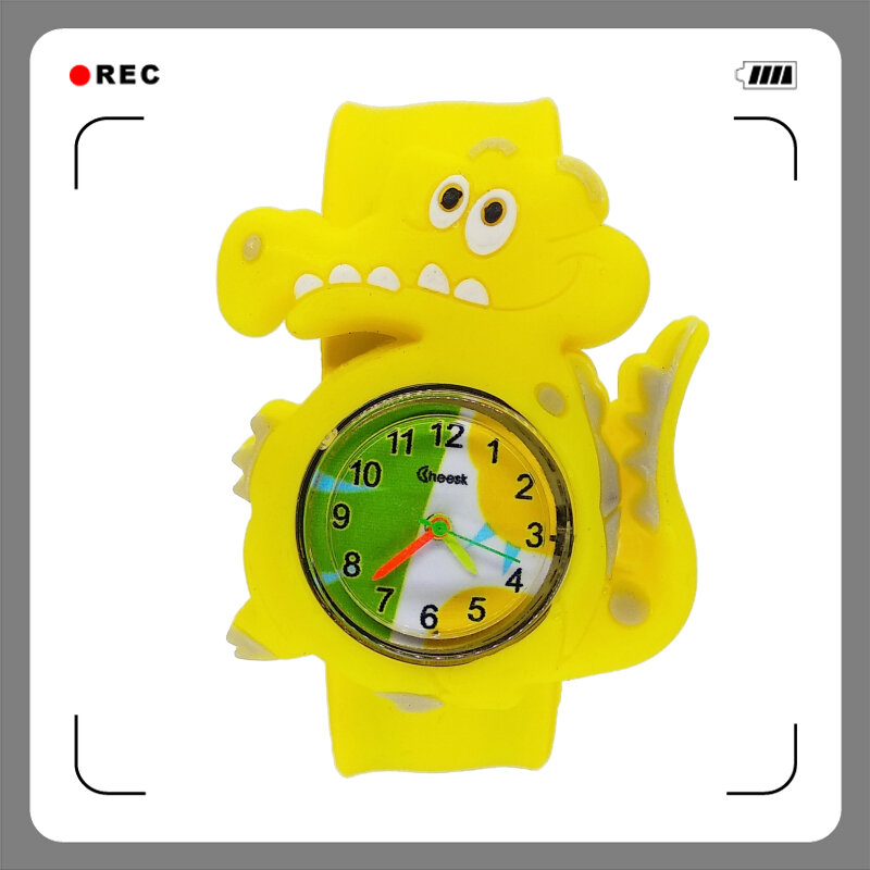 Tigre dos desenhos animados crocodilo meninos relógio crianças relógios crianças meninas estudante relógio criança quartzo relógios de pulso relojes montres kol saati