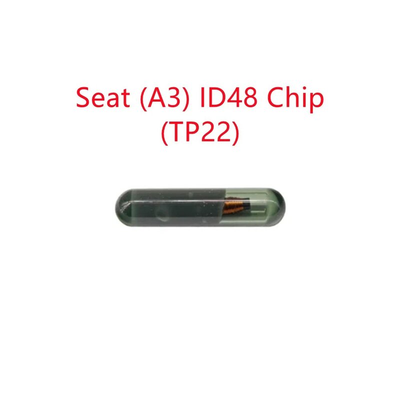 (A3) Chip ID48 (tubo de vidrio) (TP22) Para Chip transpondedor de llave de coche Seat.