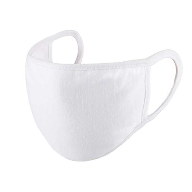 Unisex Cotone Viso Maschera Bianco A due strati di Cotone Traspirante Viso Maschera Anti Polvere, nebbia E Foschia Maschere Hot Hot