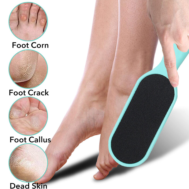 Fuß Rasp Beruf Doppelseitige Pediküre Fuß Rasp Datei Häutchen Reiniger Füße Gesundheit Pflege für Fest Dead Skin Kallus Entferner
